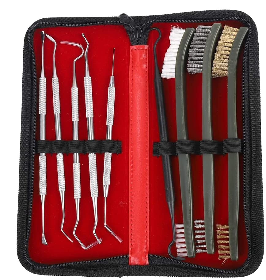 Nylon Double Ended Stainless Steel Pick Set 